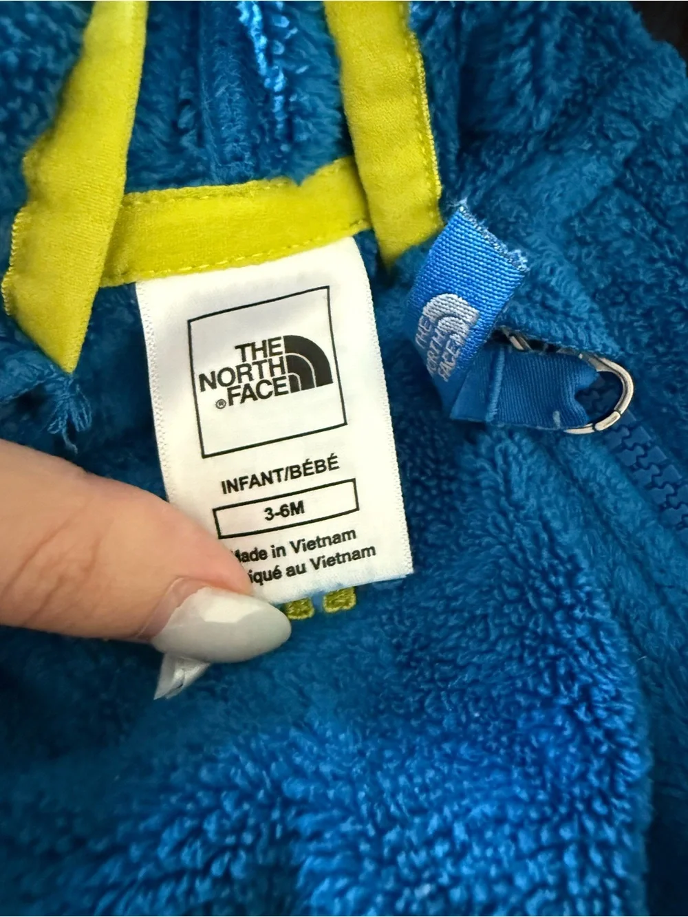 The North Face plush fleece